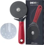 Deiss Lux Heavy Duty Pizza Cutter With Wheel Slicer- Stainless Steel Red. Fixed Price $17.94.