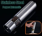 Electric Spice Salt Pepper Mill Grinder Stainless Steel Muller Battery Operated. Fixed Price $6.49.