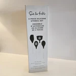 Sur La Table, 4 Piece Silicone Utensil Set - Gray New In Opened Box... Fixed Price $20.85.