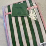 Kate Spade New York Botanical Stripe Pot Holder 2-PACK Set, 7" X 10", Green/pink. Fixed Price $19.99.