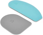 Kitchenaid Flexible Silicone Gourmet Bowl Scrapers New 2PC Set Grey, Blue. Fixed Price $23.61.