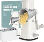 X-home 5-IN-1 Rotary Cheese Grater Manual Hand Crank Shredder, White. Fixed Price $21.59.