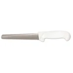 Crestware KN22 Bread Knife, Straight, 10 In. L, White. Fixed Price $13.65.