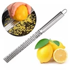Stainless Steel Cheese Grater Lemon Zester Garlic Ginger Fruit Grinder Tool. Fixed Price $14.99.