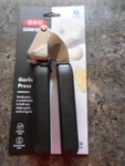 New Oxo Good Grips Garlic Press Sturdy Stainless Steel With Comfort. Fixed Price $14.49.