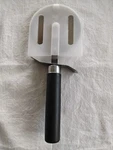 Pampered Chef Pizza Cutter Slicer # 1301 Stainless Steel Protective Cover. Fixed Price $11.99.
