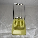 Vintage Ekco Yellow Egg Slicer Kitchen Gadget Stainless Steel Ready To Use. Fixed Price $15.00.
