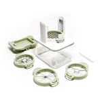 Henning Lee 4-IN-1 Fresh Prep Fruit And Veggie Slicer, Green. Fixed Price $29.95.