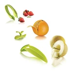 Vacu Vin Fruit Essentials 3PC Set - Strawberry Huller Orange Peeler Melon Slicer. Fixed Price $11.95.