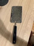 Ekco Vintage Stainless Steel Held Cheese Grater Shredder Black Handle. Fixed Price $11.07.