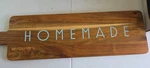Bloomingville Acacia Wood Cheese Cutting Board With Handle Amd Able To Hang. Fixed Price $19.00.