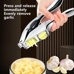 2-IN-1 Stainless Steel Garlic Press Crusher Mincer Slicer Easy Clean Kitchen. Fixed Price $35.99.