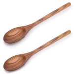 2PCS Wooden Cooking Spoons, Kitchen Utensil Large For Co.... Fixed Price $14.92.