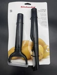 Kitchenaid Black 2-PIECE Euro & Y-peeler Set Vegetable Fruits. Fixed Price $16.99.