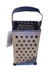 Mainstays Food Grater 4-SIDED Box Vegetable Cheese Slicer Shredder New. Fixed Price $5.00.