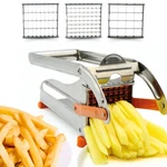 Ico Large French Fry Cutter, 3-BLADE Potato Slicer, Non-slip Cutte.... Fixed Price $47.91.