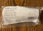 New The Pampered Chef White Silicone Garlic Peeler 2577 Sealed. Fixed Price $10.99.