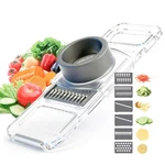 6-IN-1 Mandoline Slicer For Kitchen Easy To Use Vegetable Chopper & Compact.... Fixed Price $21.05.
