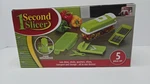 1 Second Slicer 5 Piece Food Chopper Green White Plastic Stainless Steel 3 Cups. Fixed Price $11.00.
