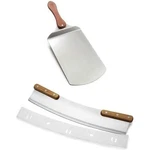 Outset Peel & Rocking Pizza Cutter 2-PC Stainless Steel Tool. Fixed Price $58.23.