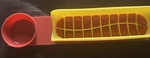 Hot Dog Slicer W/ Condiment Cup Set Bite Size Cutter. Fixed Price $8.00.