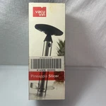 Vacu Vin Pineapple Slicer Deluxe Set, Stainless Steel Used Once Kitchen Bar Tiki. Fixed Price $14.23.