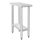 Hardura Stainless Steel Table 24X12 Inches With Undershelf And Galvanized Leg.... Fixed Price $153.60.