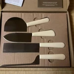 Alessi Milky Way Minor Cheese Knife "unused" 4 Piece Set F/s From Japan. Fixed Price $1017.89.