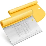 Urbanstrive Bench Scraper For Baking, Stainless Steel Dough Large, Yellow. Fixed Price $8.96.