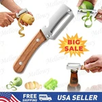 1PC Stainless Steel Peeler With Wooden Handle Fruit & Vegetable SLICER-2026 Hot. Fixed Price $10.98.