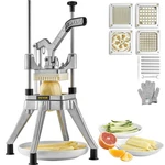 Commercial Chopper With 4 Replacement Blades Vegetable Stainl. Fixed Price $130.80.