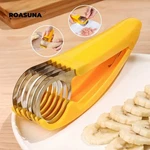 Banana Slicer Abs Stainless Fruit Vegetable Salad Peeler Cutter Kitchen Tools Us. Fixed Price $7.49.