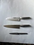 Global Knife Set G-2,G-80,& GSF-22. Fixed Price $125.00.