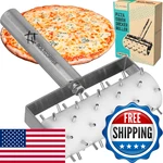 Pizza Dough Docker Stainless Steel Roller With Spikes Pastry Tool Professional. Fixed Price $38.84.