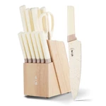 Zhang Xiao Quan Set With White Block, High Carbon Stainless Steel Sharp Blade.... Fixed Price $99.99.