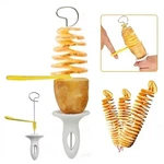 Potato Spiral Cutter Maker Vegetable Slicer Kitchen Tool Creative Cooking Gadget. Fixed Price $9.99.
