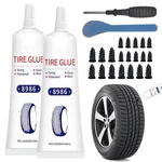 1DFAUL 24PCS Tire Repair Glue Kit, 120ML Patch With Rubber Nail, Fo.... Fixed Price $14.22.