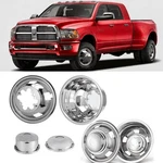 Set Of 4 17INCH Stainless Steel Dually Wheel Simulators, Bolt On Cover .... Fixed Price $391.11.