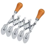 Juome 5 Wheel Count (pack Of 1), Pastry Cutter With Wooden Handle. Fixed Price $30.05.