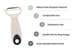 Vegetable Peeler Eco-friendly Wheat Straw Plastic Handle By Bonita Home. Fixed Price $6.50.