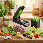 16-IN-1 Professional Kitchen Slicer Multi-function Food Chopper. Fixed Price $19.99.