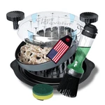 American Brand 3-LAYER Chicken Shredder W/detachable Plate + Special Brush, D.... Fixed Price $45.62.
