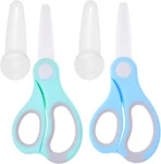 Ceramic Baby Food Scissors - Portable Shears Healthy Cutter With Dust. Fixed Price $15.59.
