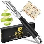 Kuluner 304 Stainless Steel Multi-function Kitchen Peeler With Solid Wood H.... Fixed Price $14.44.