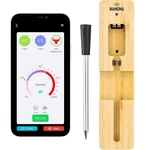 Smart Wireless Meat Thermometer - Bluetooth, Waterproof, 165FT Range. Fixed Price $70.99.