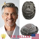 Lyrical Mens Toupee Hairpiece French Lace Front Human System Natural. Fixed Price $189.00.