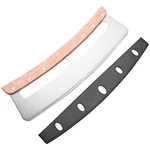 Amuzhi Stainless Steel Pizza Cutter With Cover Non-stick Silver. Fixed Price $10.52.