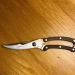 Berghoff Rosewood Poultry Shears, X20CR13, Stainless Steel -- 10" Overall. Fixed Price $22.00.
