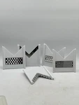 Norpro V-slicer Grater Mandolin Inserts 5 Blade Set With Storage Case. Fixed Price $6.80.