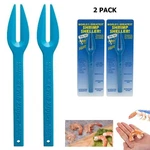 2 Pc Shrimp Deveiner Seafood Sheller Portable Peeler Devices Kitchens Tools. Fixed Price $9.55.